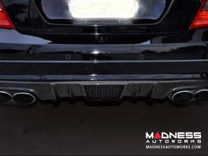 Mercedes-Benz W204 C63 AMG Rear Lip Diffuser - Carbon Fiber Mercedes-Benz W204 C63 AMG Rear Lip Diffuser - Carbon Fiber